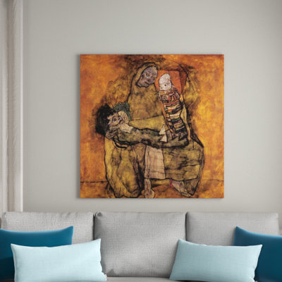 Egon Schiele - Wrapped Canvas Painting