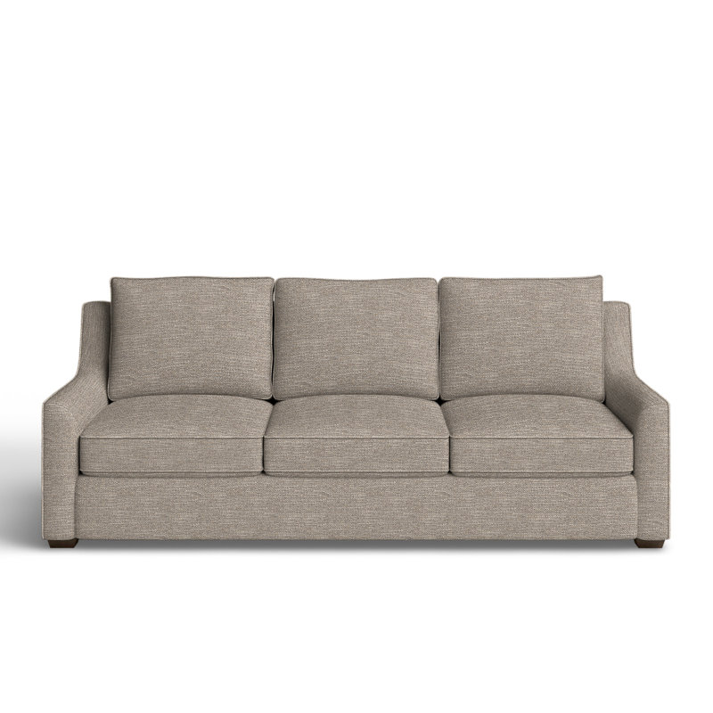 Gemi Upholstered 80'' Sofa, Drusky Linen Sustain® Basketweave