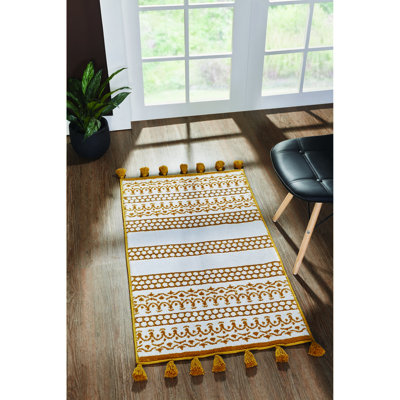 Candyse Performance Washable Abstract Indoor Rug