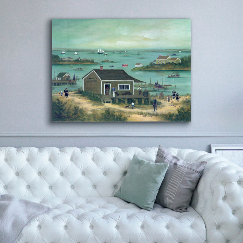 Toile épique Graffiti «Low Tide» par JL Munro, 54 po x 40 po