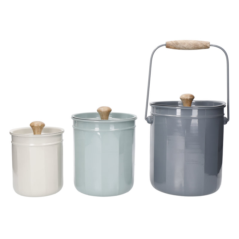 KitchenCraft 3-Piece Storage and Compost Container Set