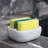 Marble Pattern Resin Sponge Holder