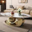 Table basse ovale de comptoir Delvan