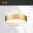 12 Inch Simple Drum Flush Mount Ceiling Light
