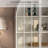 Retro Simple White Iron Bookcases