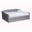Marlee Modern Full Size Velvet Fabric Daybed in Gray, 34.71" H X 81.50'' L X 57.72'' W-1293229172-1293229174