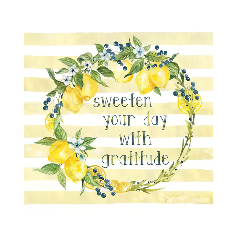 Sweeten Your Day by Carol Robinson - Wrapped Canvas Print, 93.98 cm H x 93.98 cm W x 1.91 cm D, Wrapped Canvas