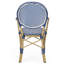 Chaise bistro française Eminent avec des dimensions de 20,96 pouces de profondeur, 22,08 de largeur et 35,19 de hauteur pour les activités extérieures