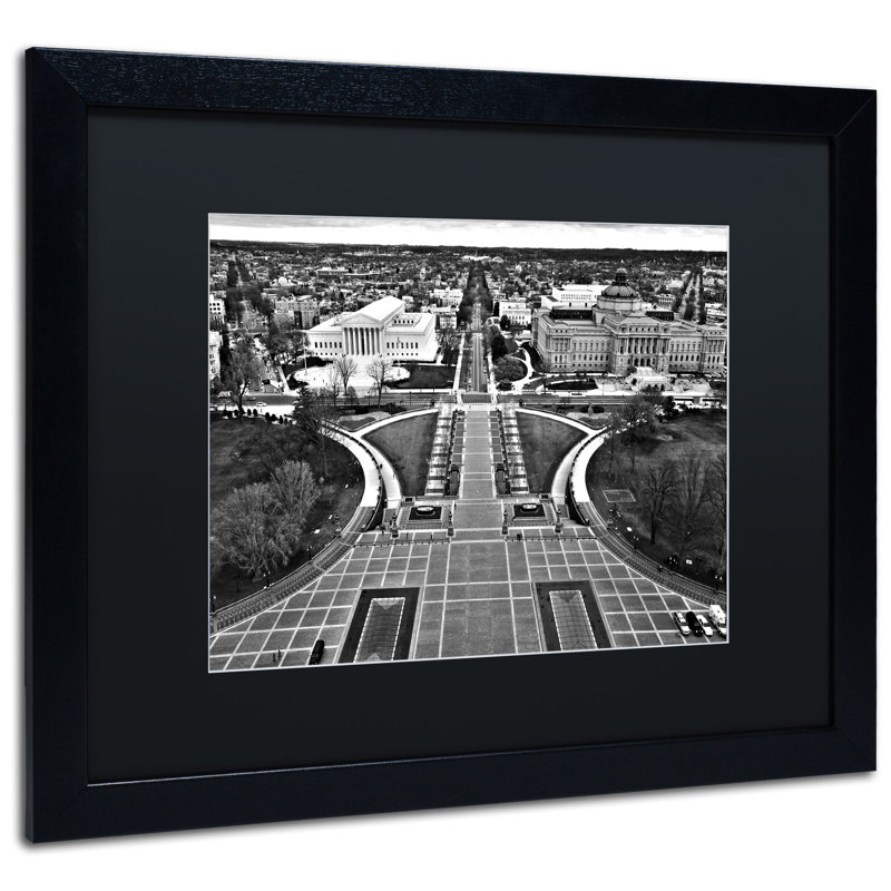 "Messerly" Washington, DC "par CATeyes, reproduction de photo encadrée, H 16 po x l 20 po, Noir