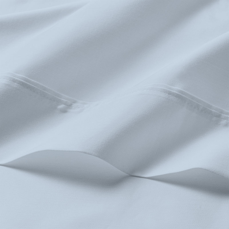 1000TC Ultra-Soft & Silky Luxury Egyptian Cotton Sheet Set, Light Blue, Queen Sheet Case Pack+1 Fitted Sheet+2 Pillowcase