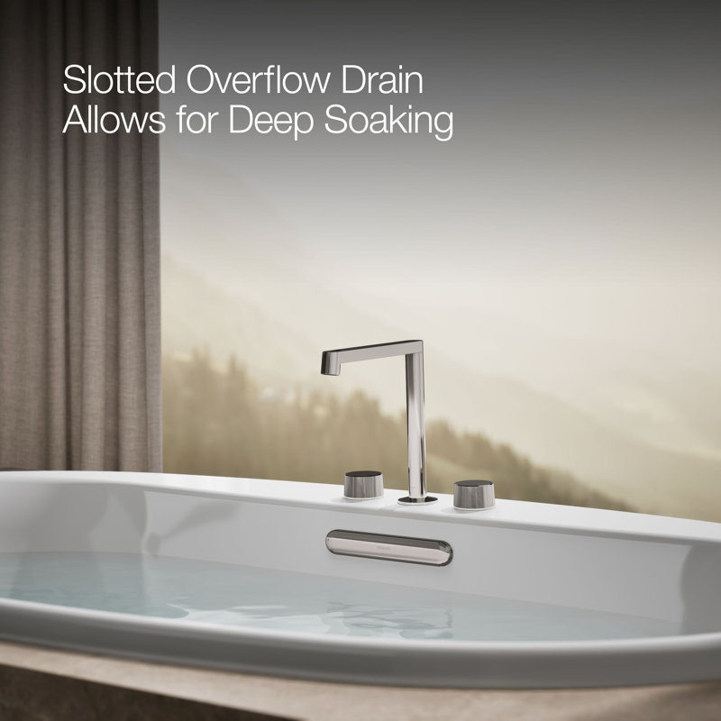 Kohler 72" x 42" Drop-In Bath, Black