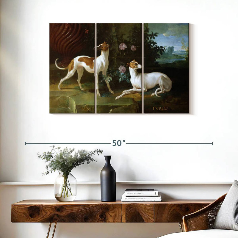 Brampt Misse And Turlu, 24" H x 38" W