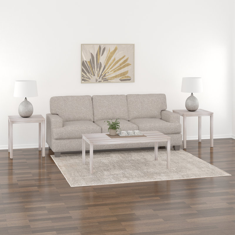 Table basse brun clair