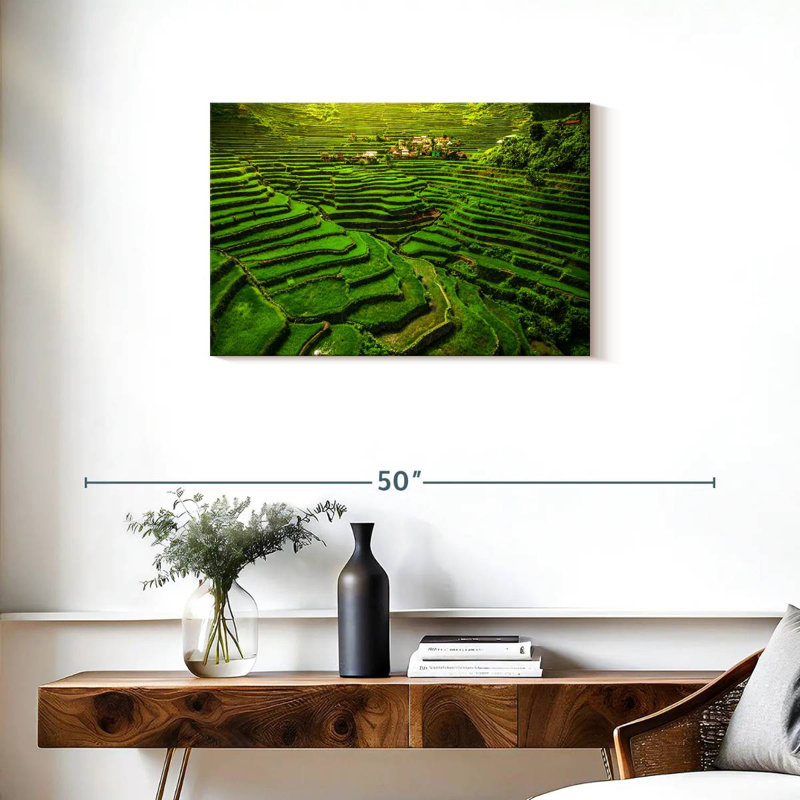 Terrasses de riz historique Alugord Ifugao, H 20 po x l 30 po