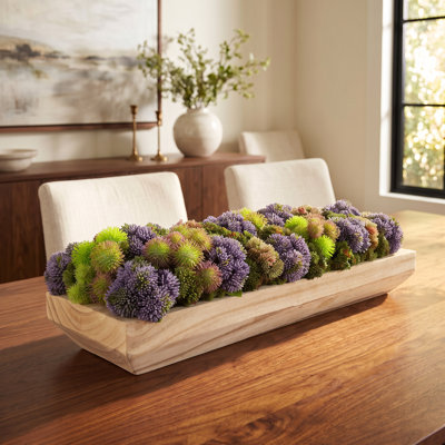 Assortiment de fleurs de Sedum et de mousse Kallas