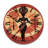 Norlanwell Solid Wood Wall Clock-1185991454