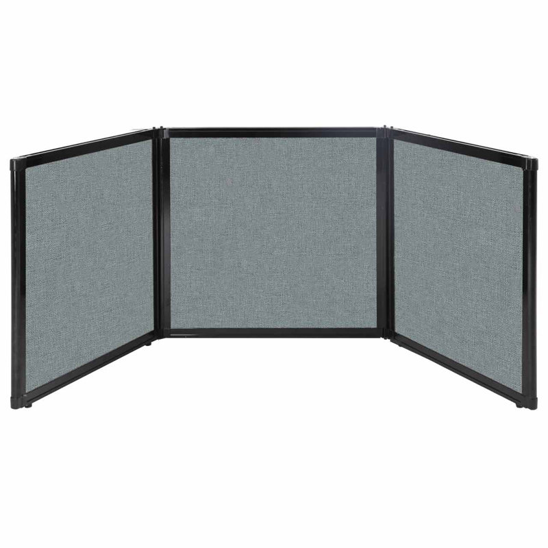 Versare Tabletop Booth Display, Powder Blue, 24" x 78"