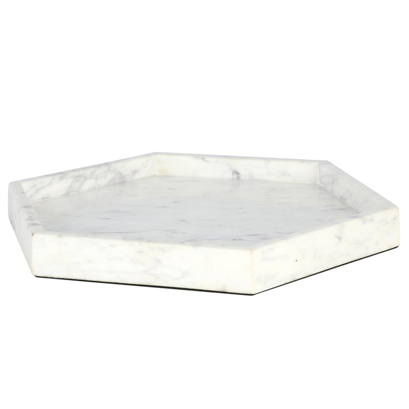 Bathroom Accessory Tray, White