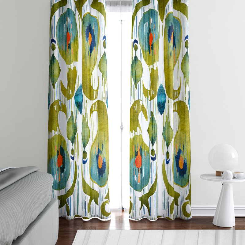 Semi Sheer Curtain Pair, 40" W x 82" L