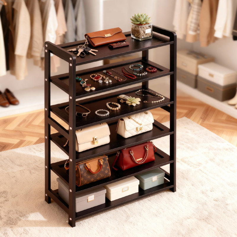 Range-chaussures 18 paires Aniston, Café