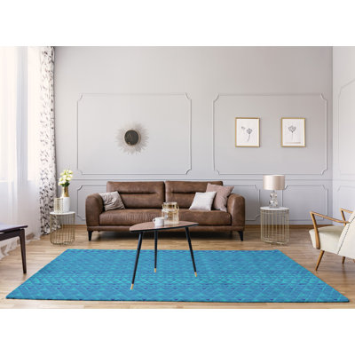 Chenille Geometric Indoor Rug