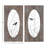 Wood Bird Brown Wall Decor with Tree Branches