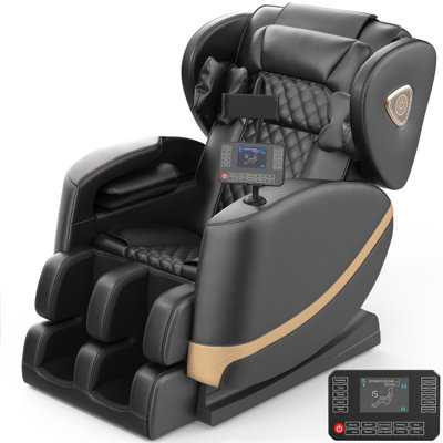 Full Body Zero Gravity Massage Chair with Deep Tissue Rollers & Heat