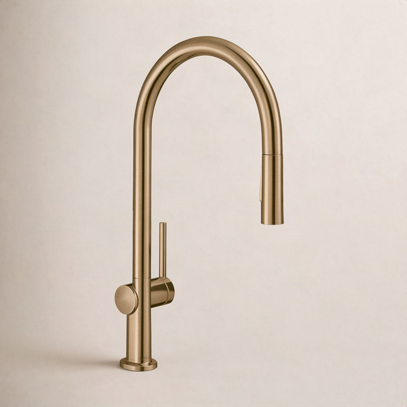 Hansgrohe Talis N Higharc Kitchen Faucet, O-Style 2-Spray Pull-Down, 1.75 GPM