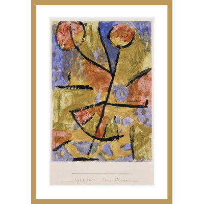 Dance-Flower by Paul Klee -Framed Giclee Print