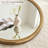 Bamboo Textured Round Wall Mirror-2113725853