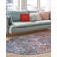 Tapis oriental rose / bleu Gwin-332431040