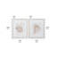S/2 Natural Abstract Canvases - 2 Piece Single Picture Frame Set on Canvas