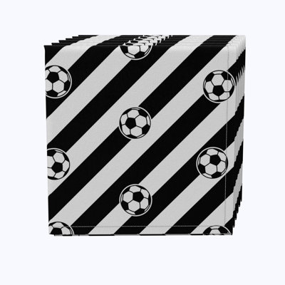 100% Cotton Striped Square Napkin