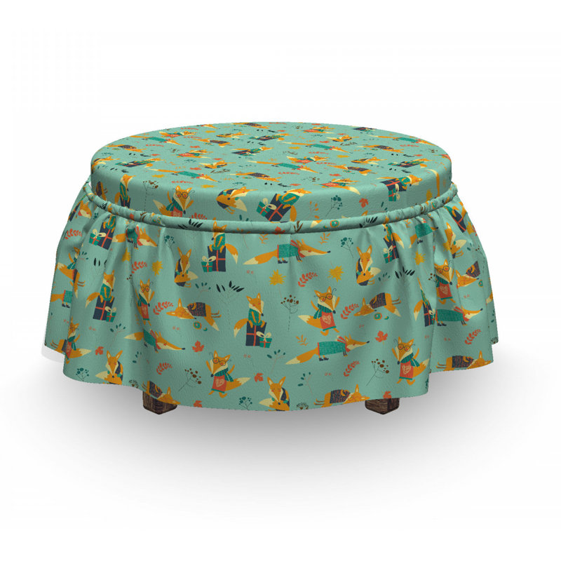 Housse pour repose-pieds avec verres foxes