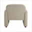 Fauteuil d'appoint rembourré Boucle, siège simple confortable avec coussin pour le salon, fauteuil de confort pour adulte-26528866