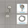 4.7" Multi Function Adjustable Dual Shower Head