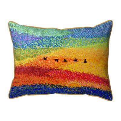 Pelican Sunset Indoor/Outdoor Pillow