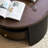 Vintage solid wood round house coffee table