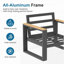 Ensemble de meubles de patio en aluminium toutes saisons 7 pièces-713913154-713913160