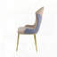 Chaise d'appoint en tissu au design élégant
