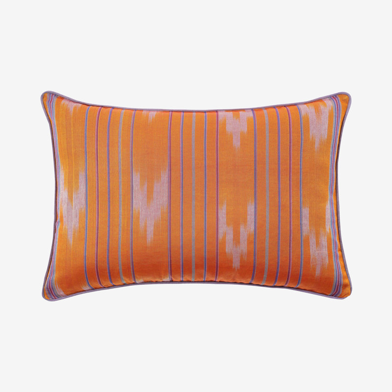 Kutnu Striped Cushion Cover, 40cm H x 60cm W, Rectangle, Orange