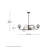 Oberon Six-Light LED Adjustable Single Tier Globe Chandelier