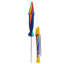 Parasol arc-en-ciel multicolore 8 pi avec pique Impact Impact