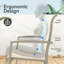Ensemble de 2 chaises de jardin pour l'extérieur, jardin, bord de piscine-2059304429