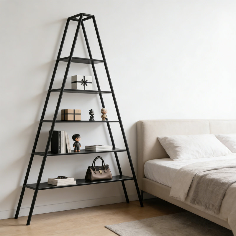 Présentoir Pyramid, (5 tablettes) H 70,87 po x l 39,37 po x P 11,81 po