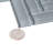 11"X 12.6" Herringbone Polished Glass Mosaic Tile-61266928