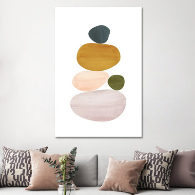 Abstract Stones by Whales Way - Painting on Canvas
