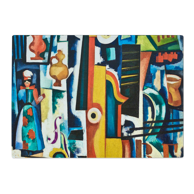 Composition Vol.1 by Amadeo De Souza-Cardoso Chopping Board, 0.4cm H x 28.5cm W x 39cm L