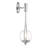 Desloge Metal Armed Sconce in Chrome-1205757215