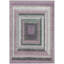 Tapis intérieur / extérieur lavable 9 pi x 12 pi gris et vert
